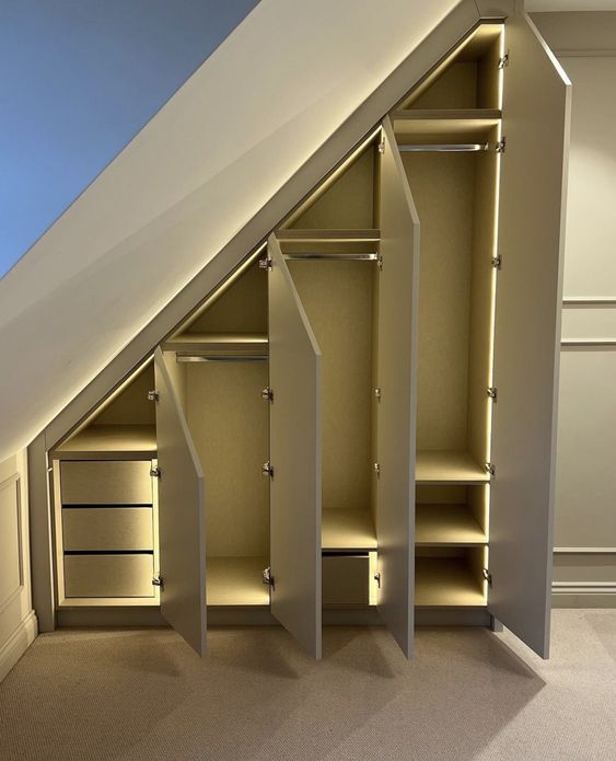 space under stairs